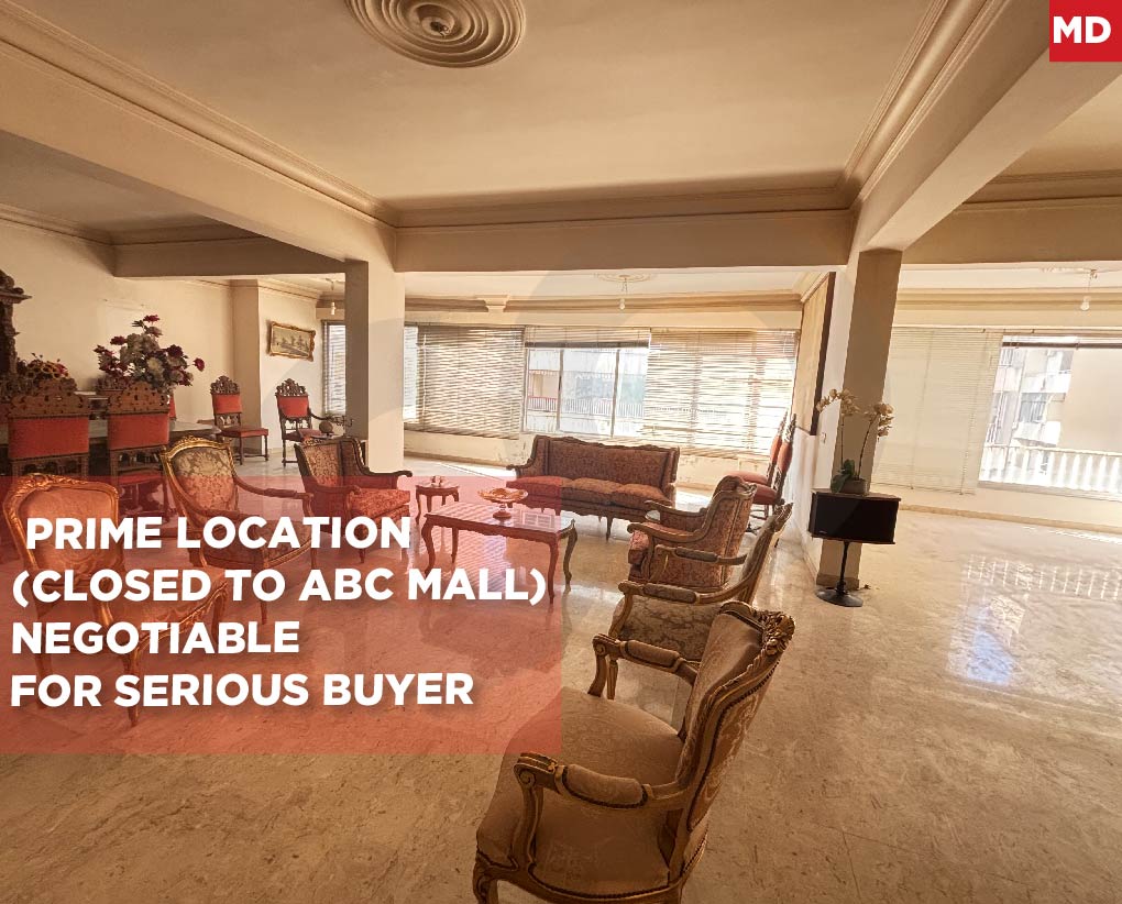 A spacious and elegant 320 SQM apartment in Verdun