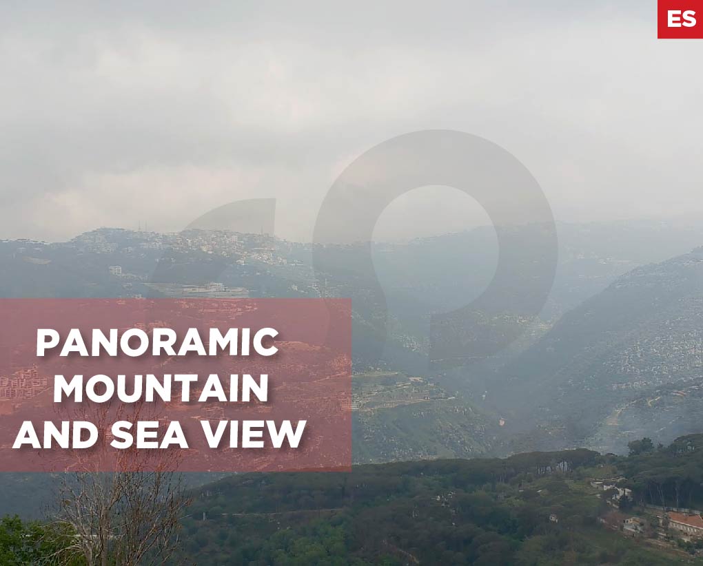 Luxury Duplex | 512 sqm | 300 sqm Terrace | Panoramic Mountain & sea View | Aley Town — الصورة 1