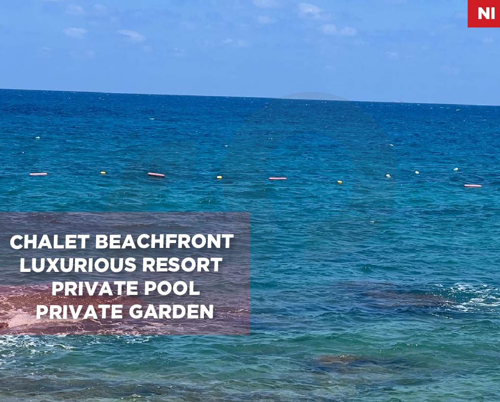 CHALET BEACHFRONT/breathtaking sea views/24 Hours Security /ANFEH,KOURA