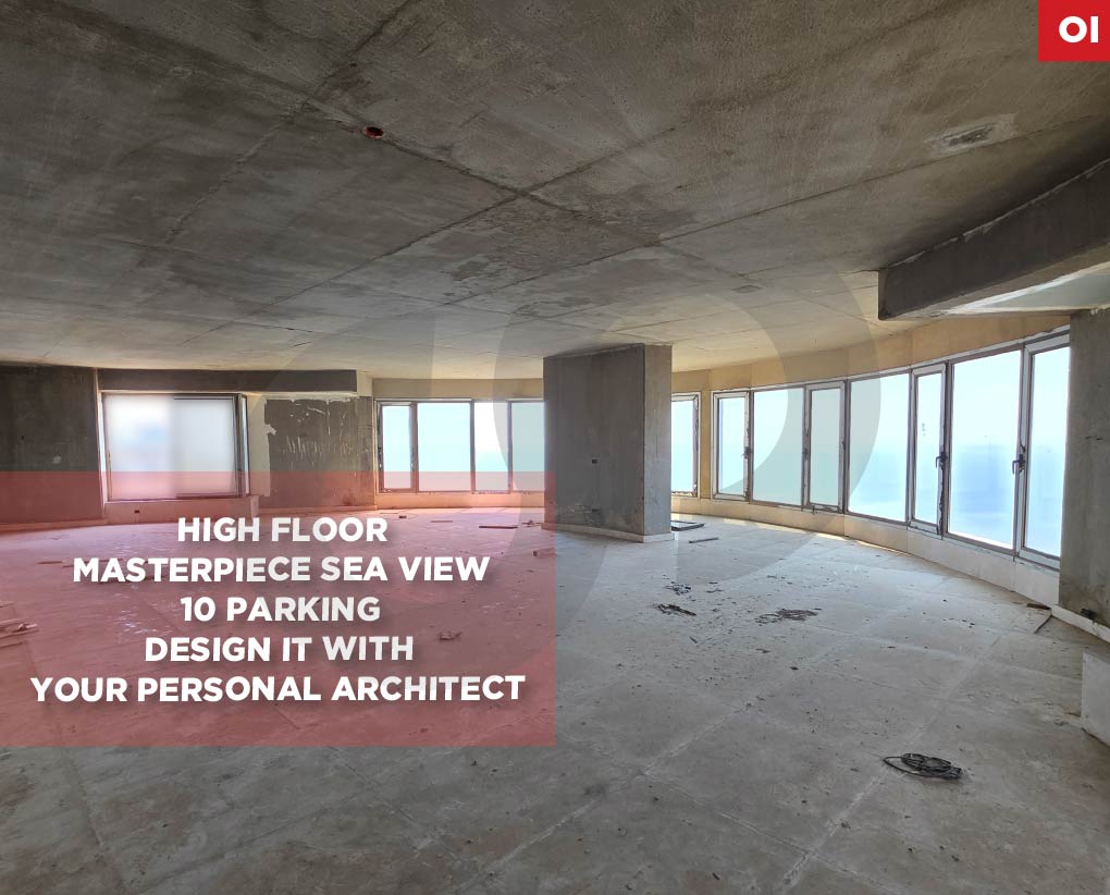 Raouche 660 sqm | Masterpiece Sea View | High Floor