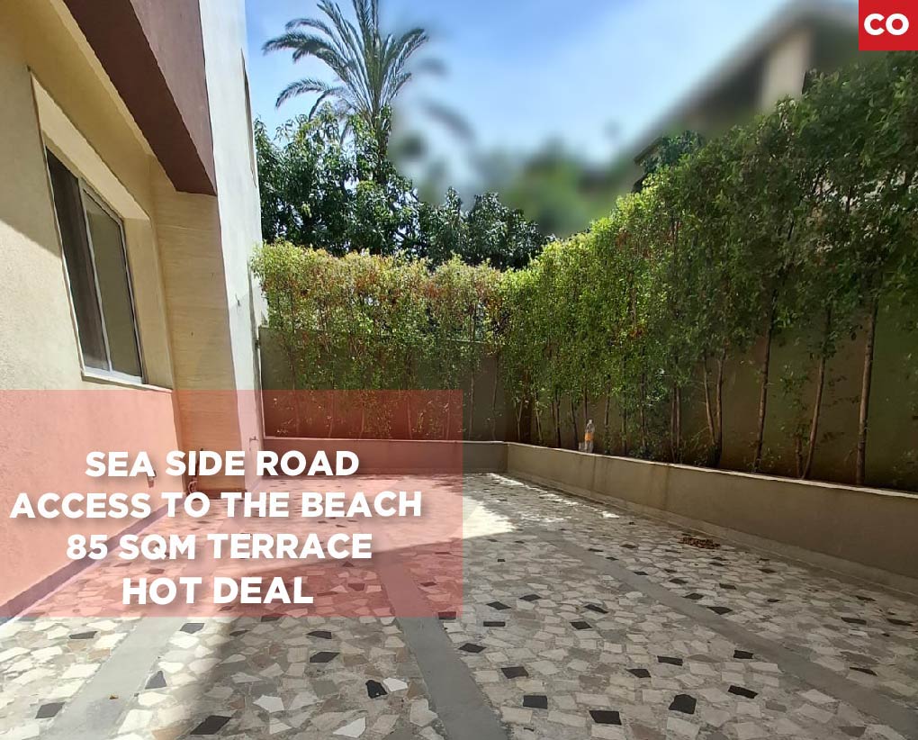 Sea side road/Access to the beach/85 sqm terrace in Fidar