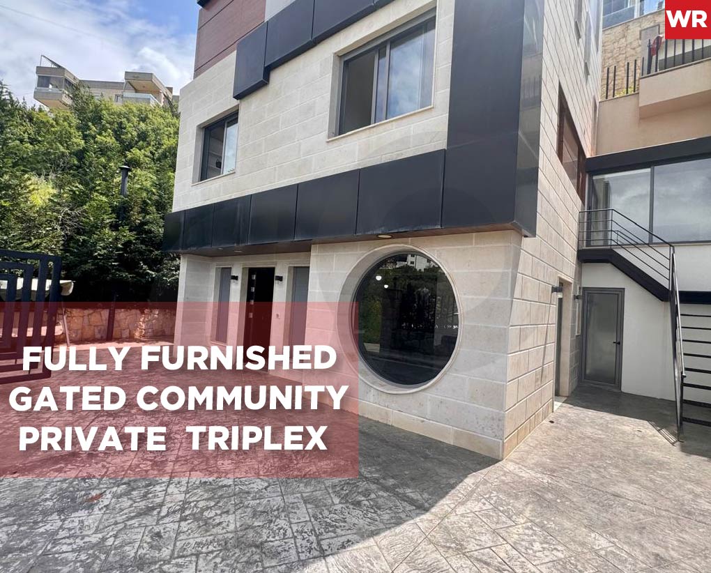 Triplex/Fully furnished/TERRACE/MAID'S ROOM/Blat