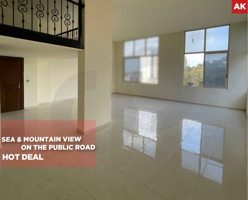 3 Balconies/Stunning view/Bchamoun