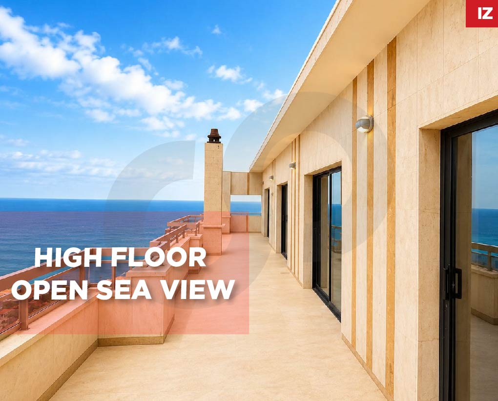 54 sqm terrace/DUPLEX/open sea views/RAWCHE,BEIRUT