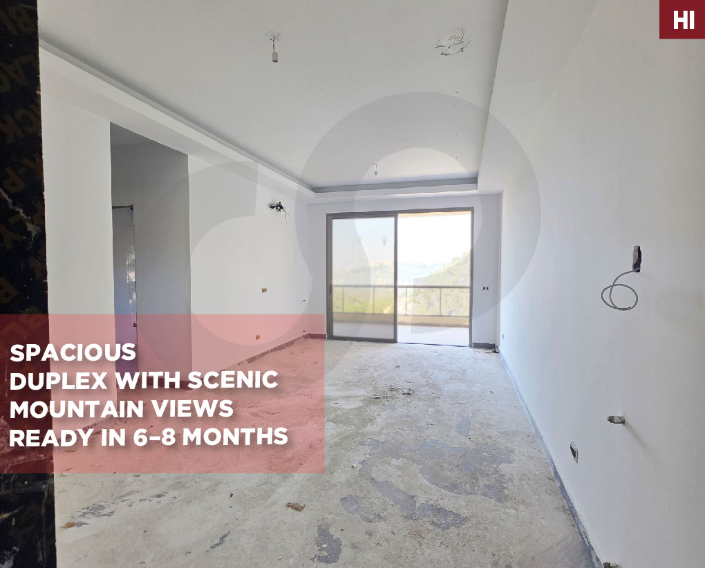 calm and scenic neighborhood/duplex/mountain views/Jouret El Ballout,metn