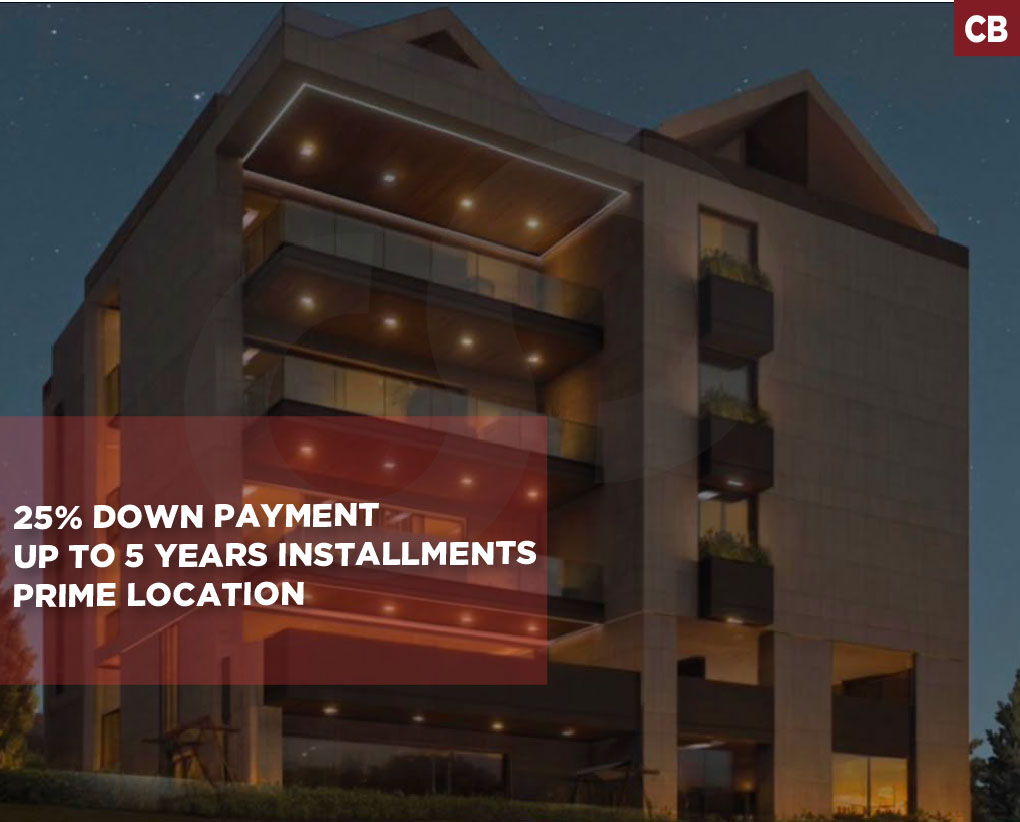 Prime location/25% down payment/easy access/kfar hbab,keserouan