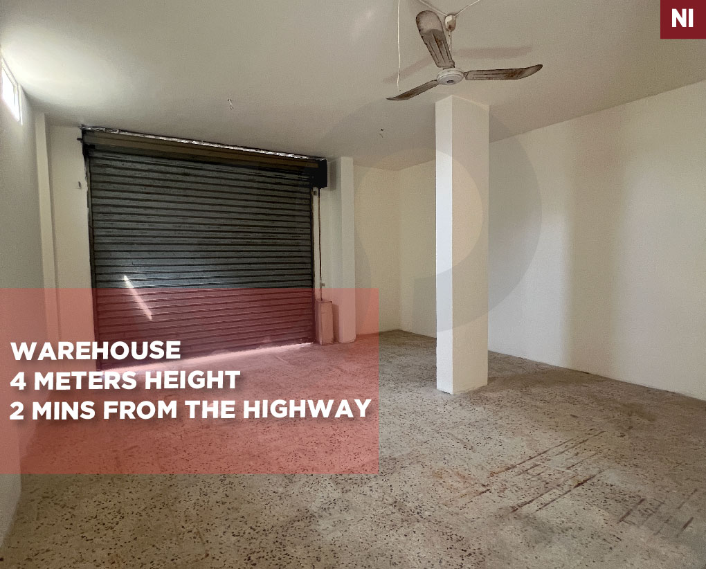 PREMIUM WAREHOUSE/highly accessible/spacious/bright/ KARTABOUN, JBEIL