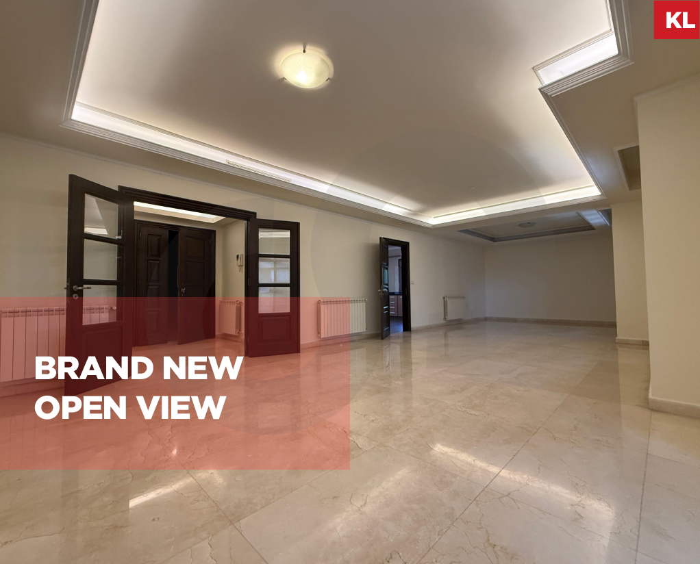 Band new 252 SQM apartment for Sale/Prime Location/360° panoramic views/sioufi-beirut