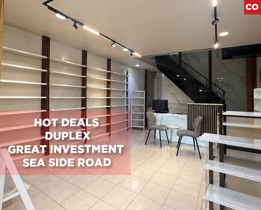 duplex, Sea side road, parking, Aamchit, Jbeil