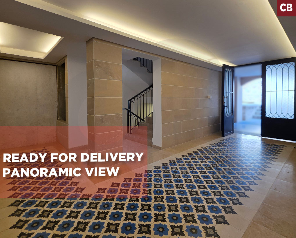 Ready for delivery/very quiet street/sea mountain view/ghazir,keserouan
