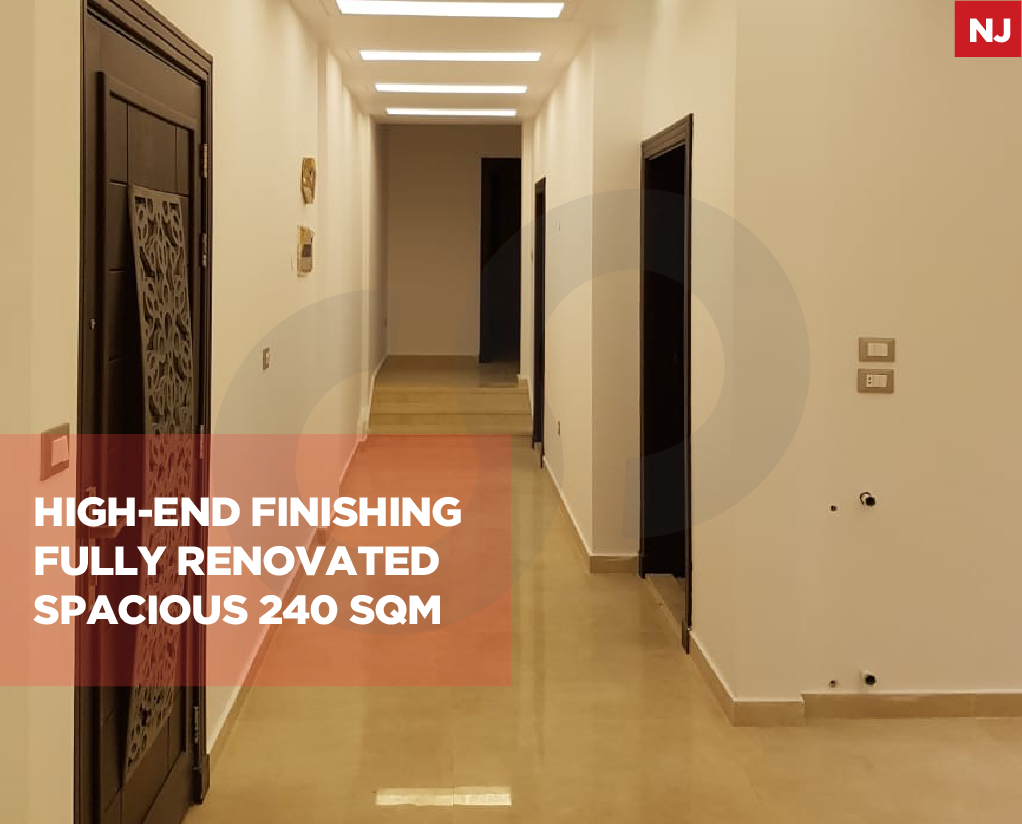 Fully Renovated Apartment/High-End Finishing/Spacious 240 SQM/AL HOSH-TYRE