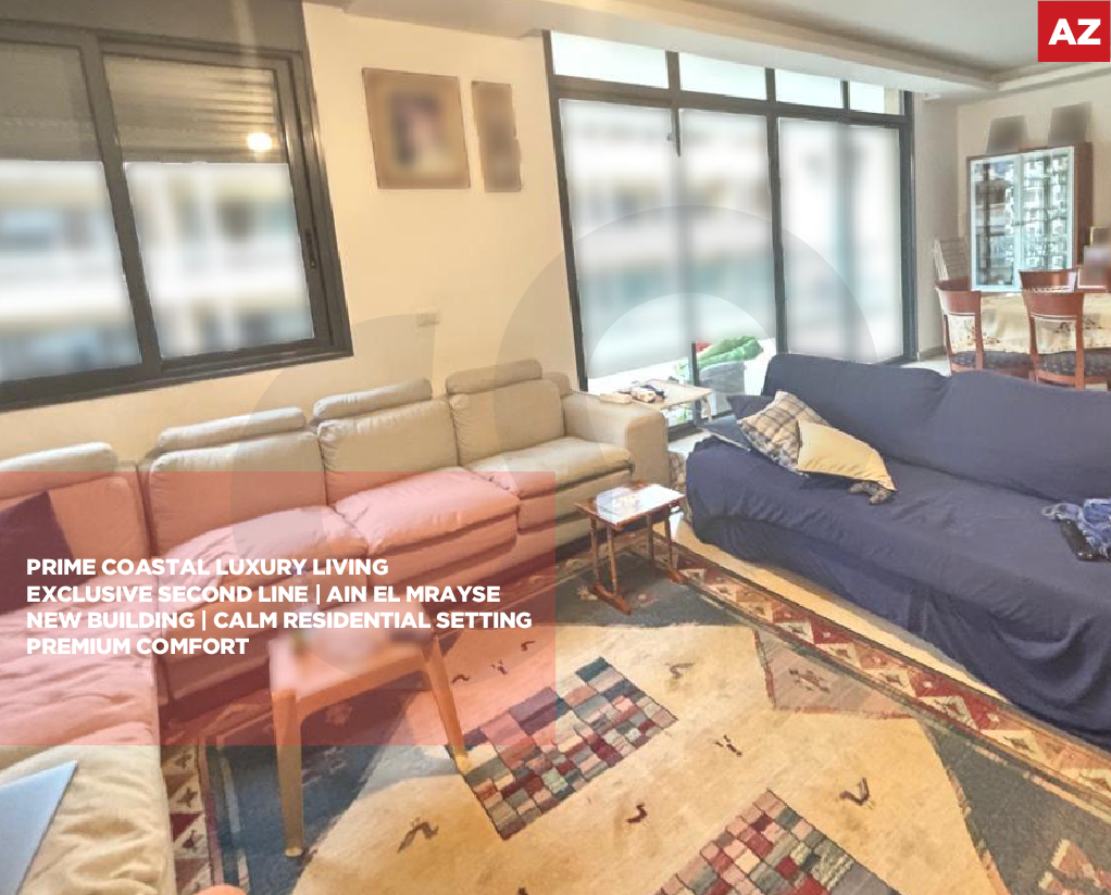 Prime Coastal Luxury Living/Exclusive Second Line/New Building/AIN AL MRAISEH-BEIRUT