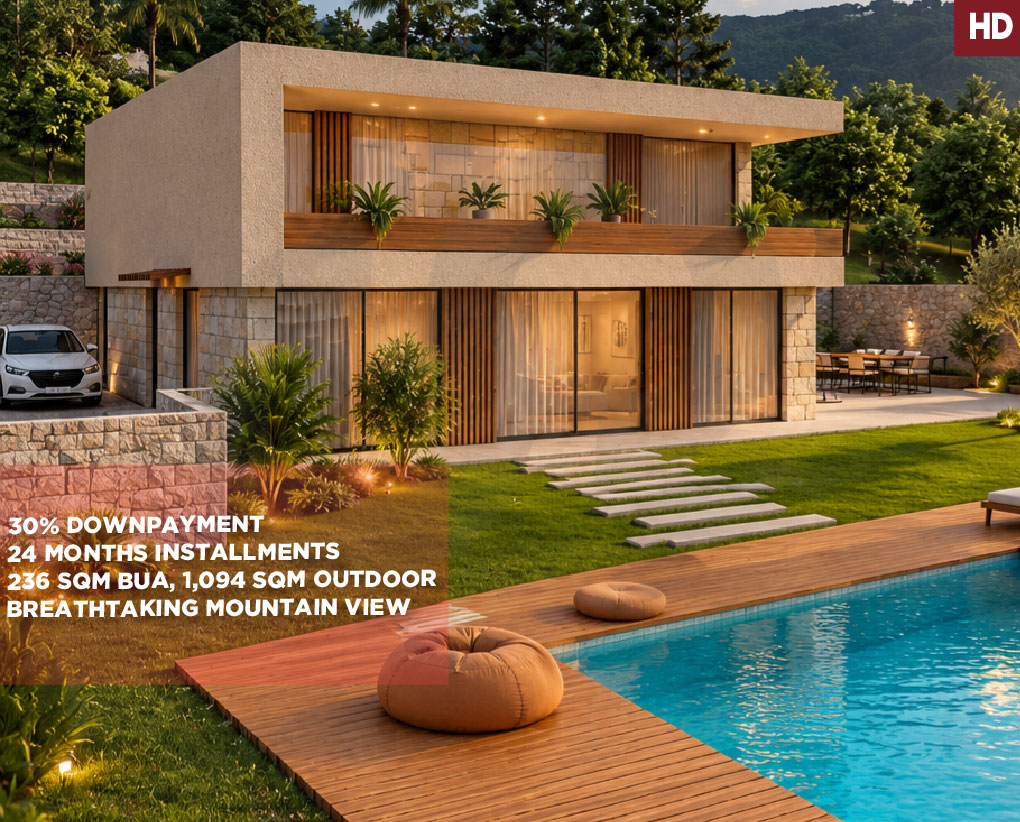 luxury villa/under construction/ pool/spacious terraces/Beiteddine,chouf