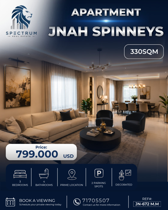 Apartment For Sale In Jnah