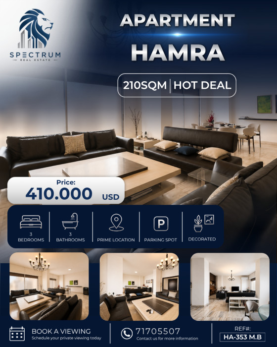 Apartment For Sale In Hamra