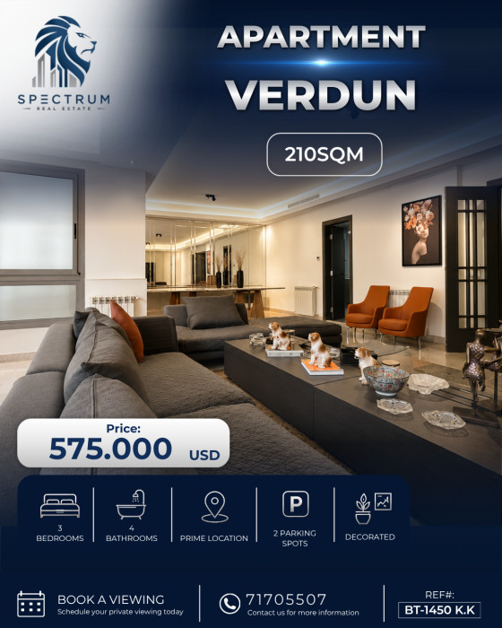 Apartment For Sale In Sakiet El Janzeer