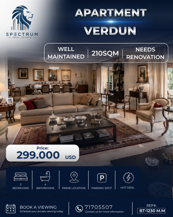 Apartment For Sale In Verdun