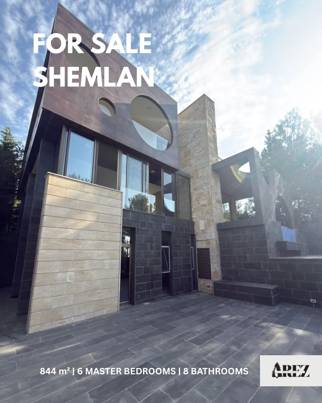 Luxury Villa with Infinity Pool for Sale in Chemlane, Aley