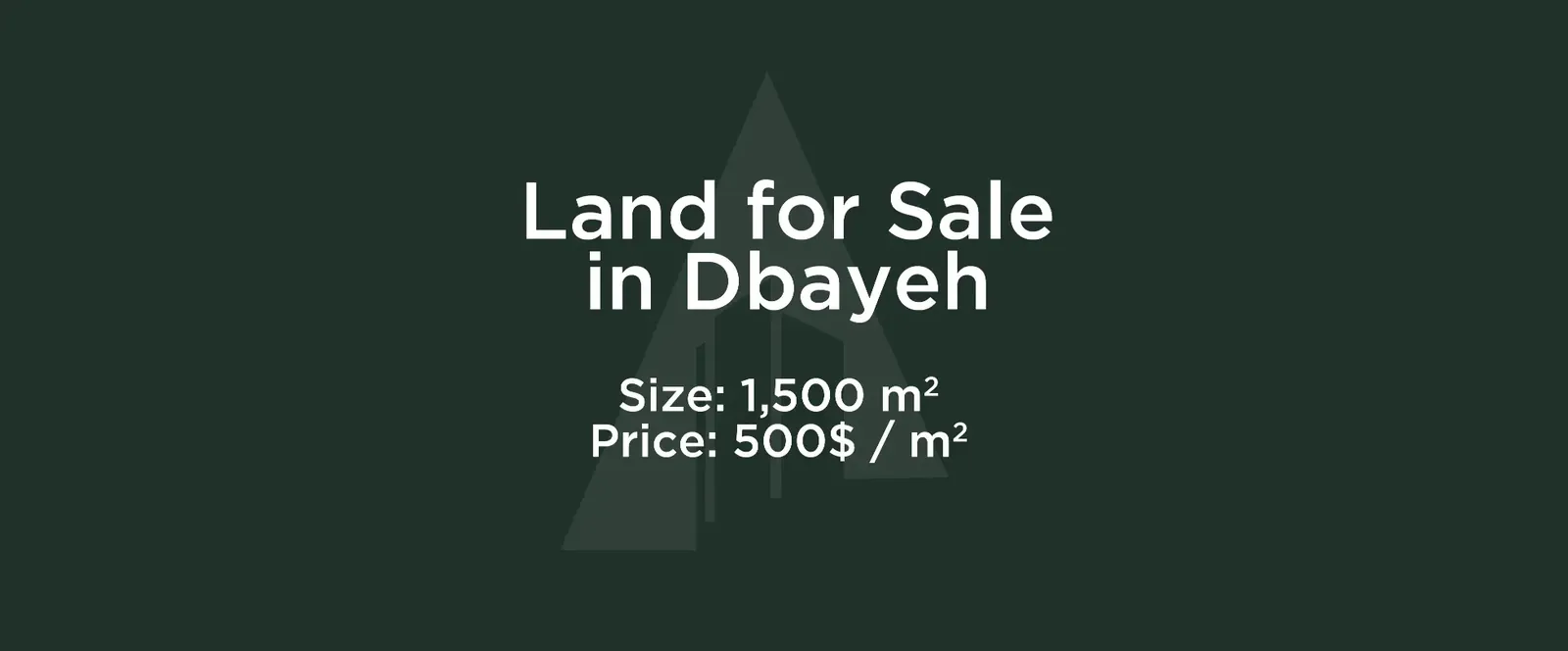 Land for Sale – Dbayeh