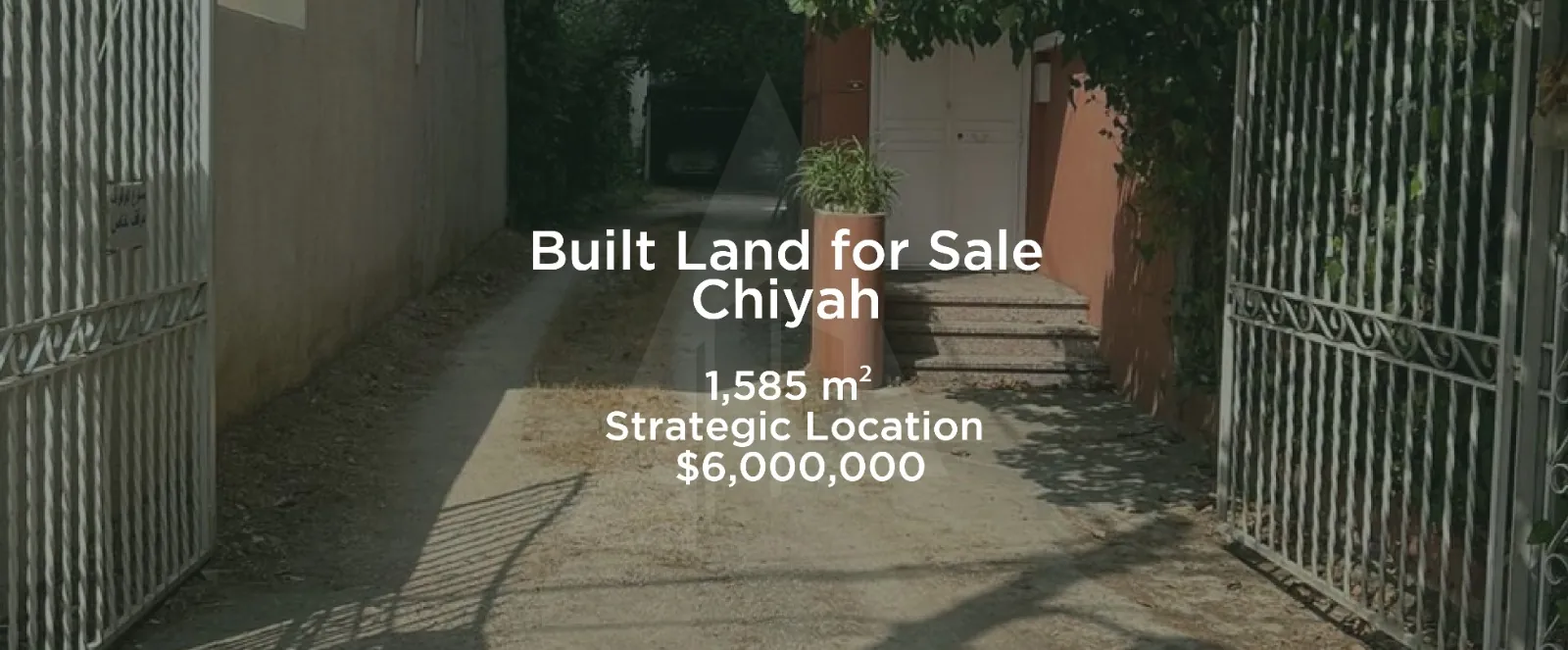 Built Land for Sale – Chiyah