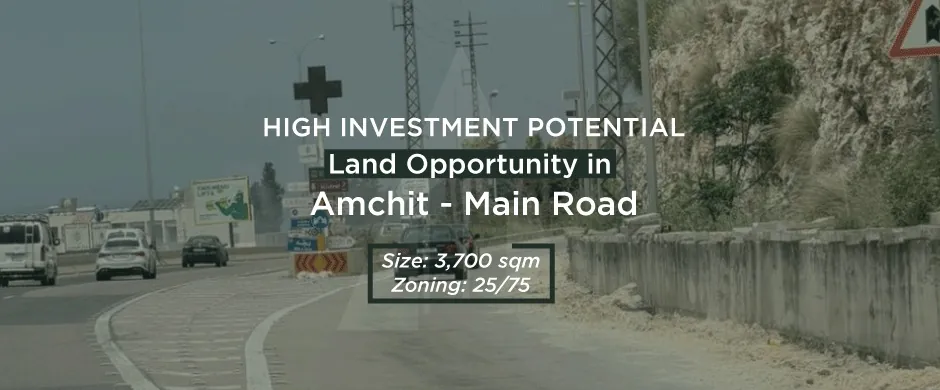 Land for Sale in Amchit | 3,700 sqm Investment Opportunity