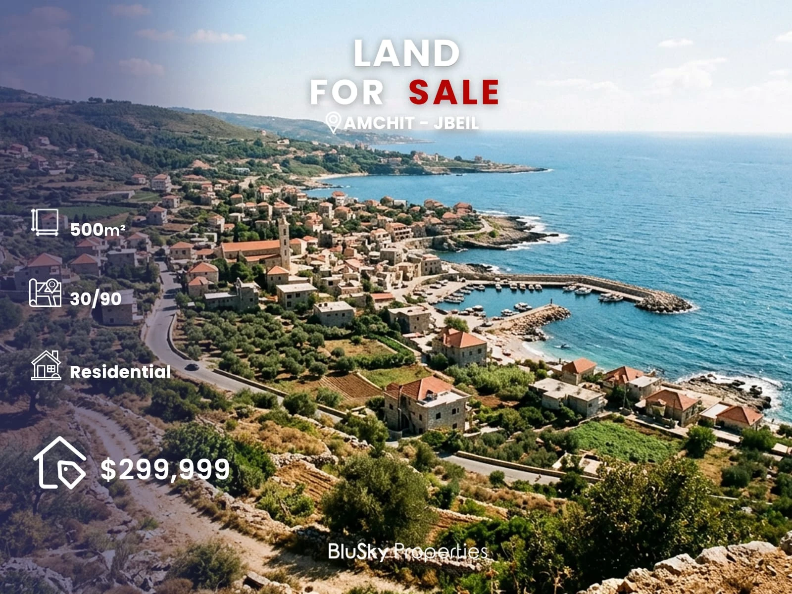 Land 500m² for Sale in Amchit