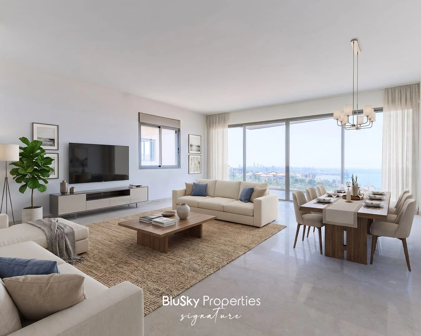 Apartment 275m² with Sea View for Sale in Bsalim