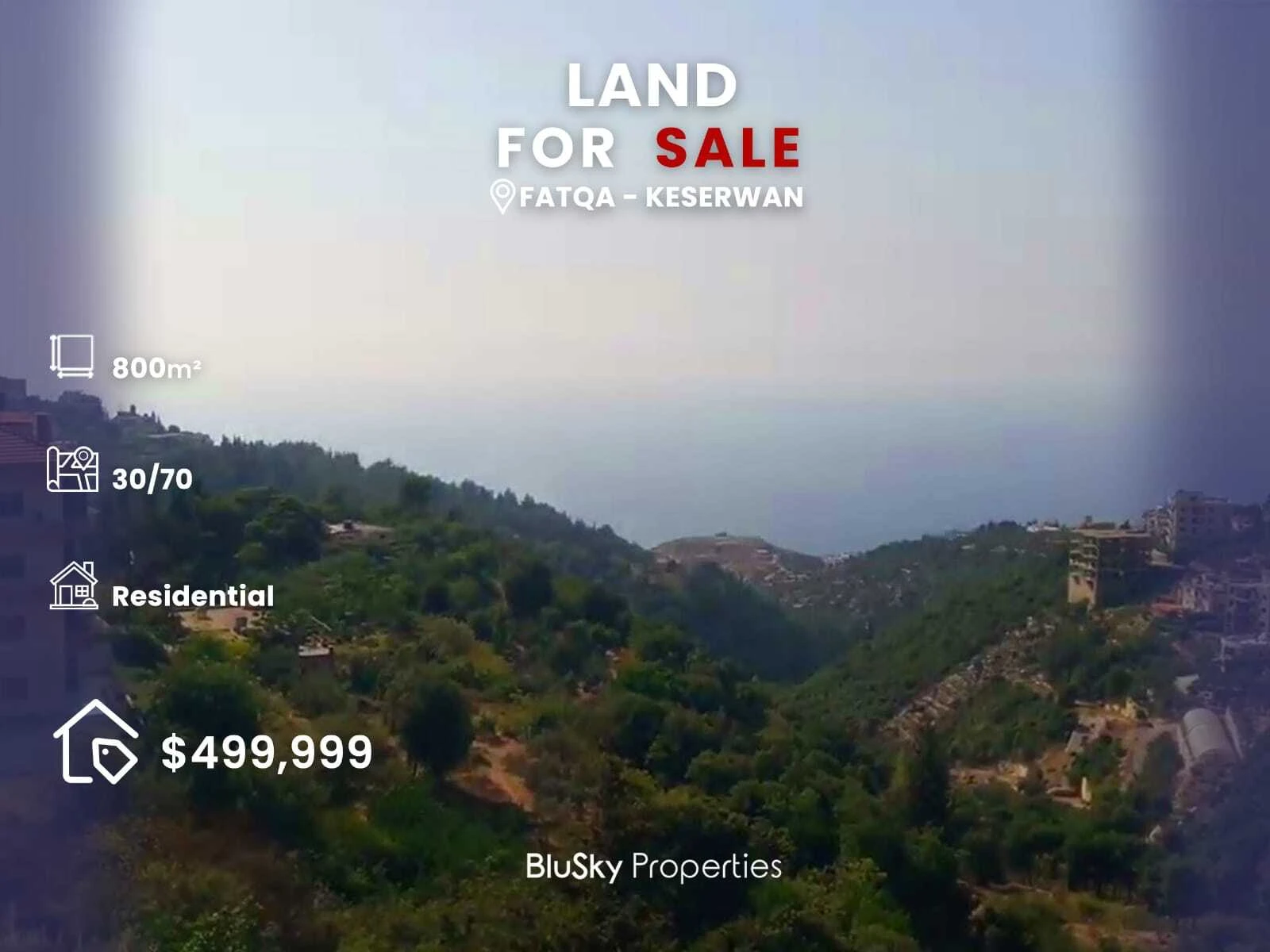 Land 800m² for Sale in Fatqa