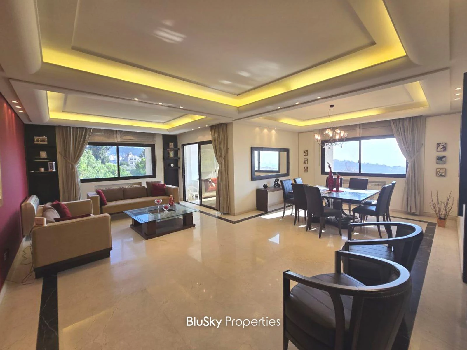 Apartment 210m² Mountain View for Rent in Mansourieh