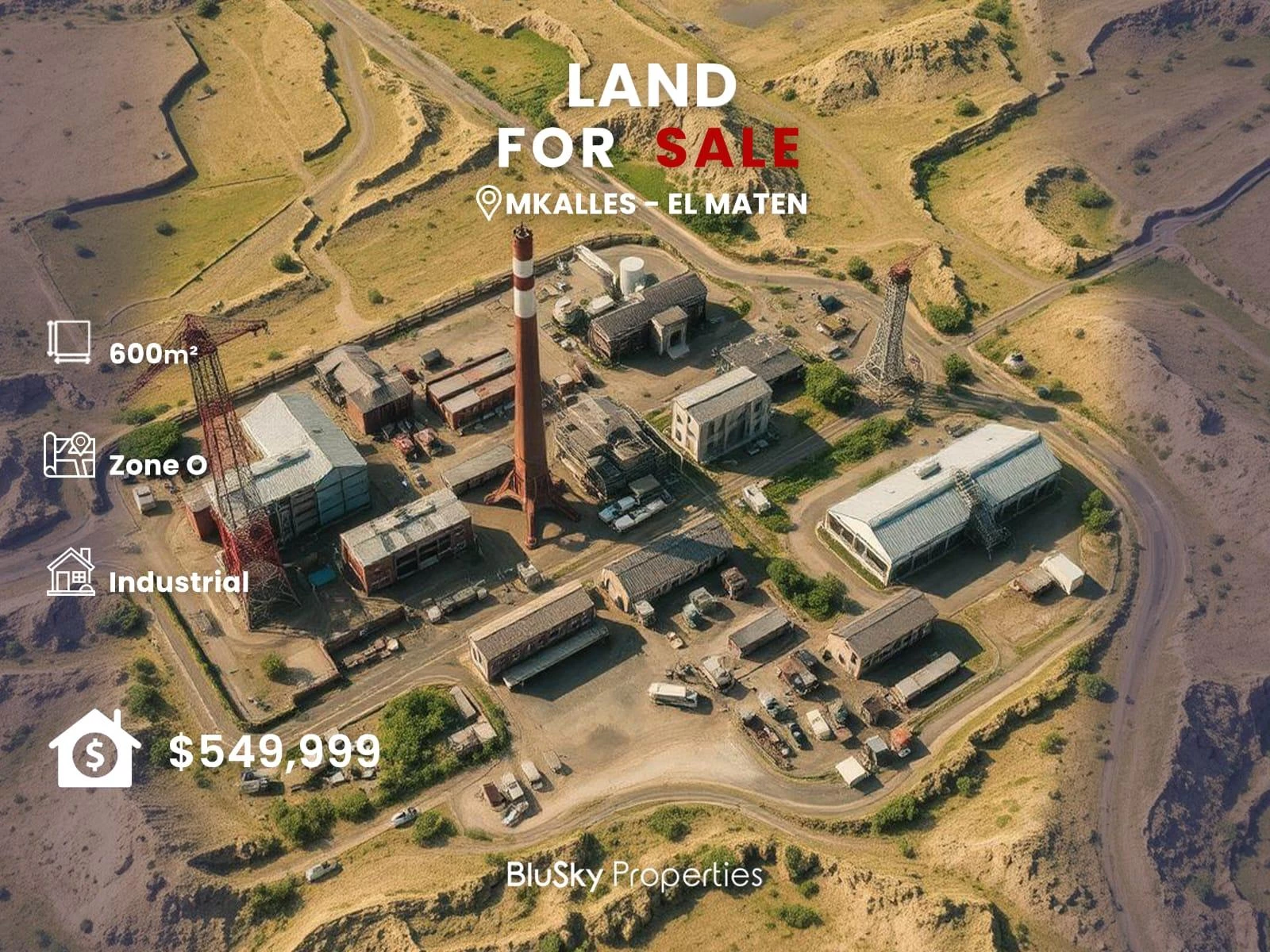 Land 600m² for Sale in Mkalles