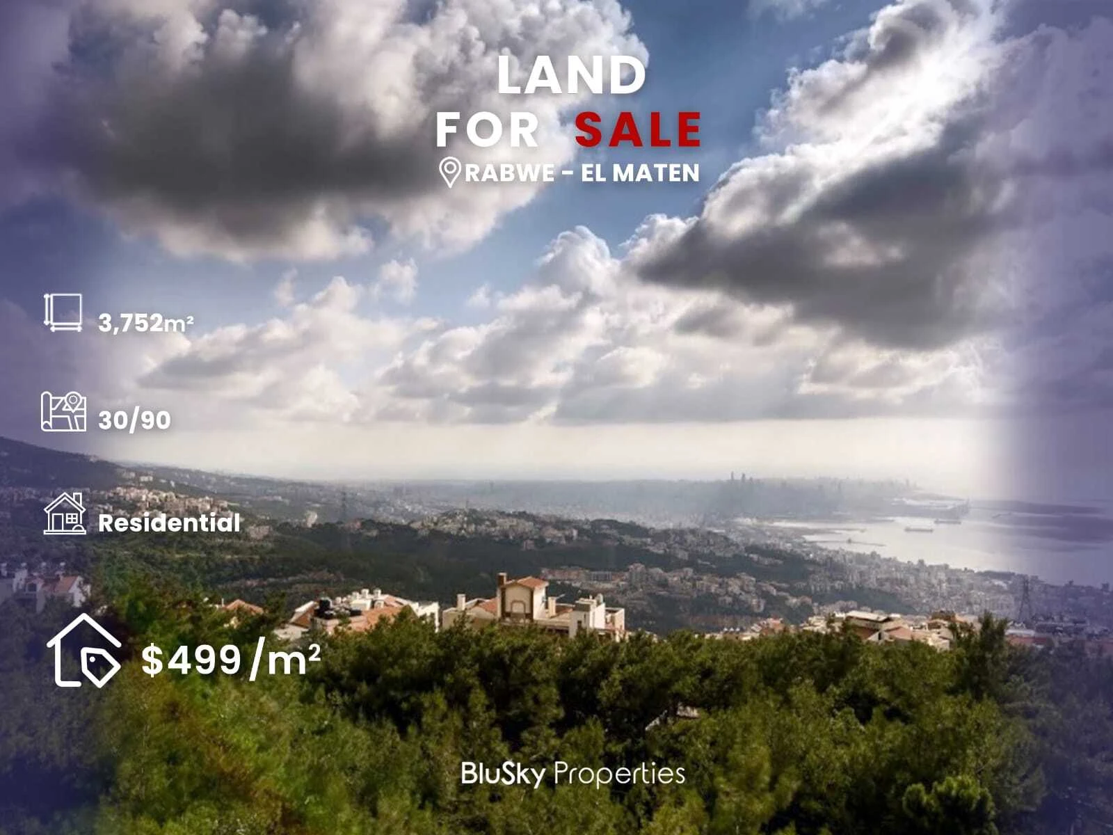 Land 3,752m² for Sale in Rabwe