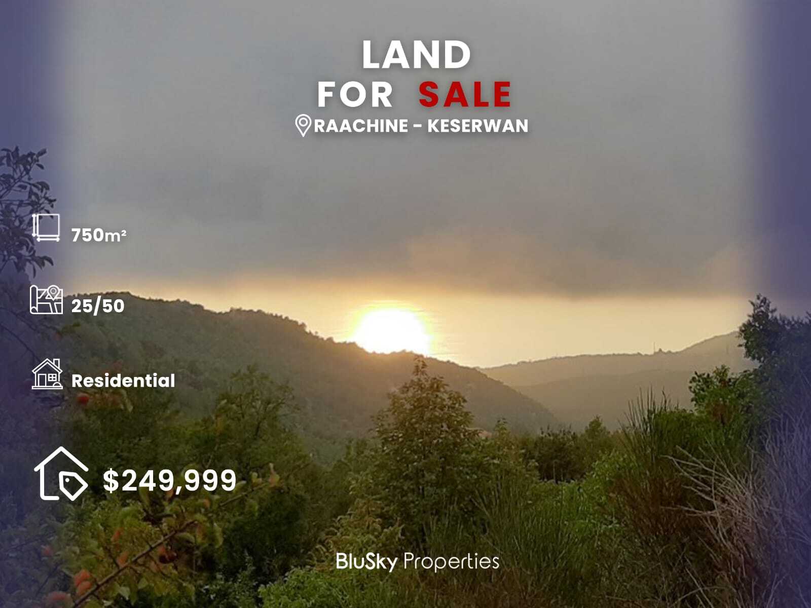 Land 750m² for Sale in Raachine