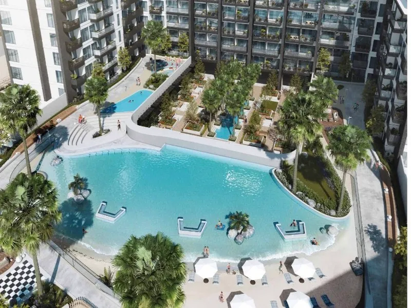 Prime Locaton, Studio for Sale, Azizi Beach Oasis 2 — الصورة 2
