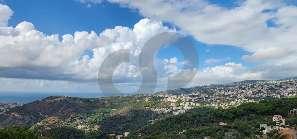 mountain and sea view/NEW BUILDING/CALM AREA/Qornet elEl hamra,metn — الصورة 3