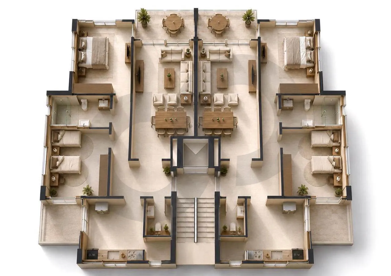Under Construction Apartment for Sale/Installments over 3 years/MAJDAL BAANA-ALEY — الصورة 2