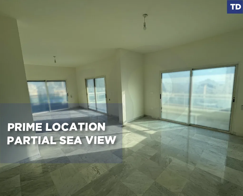 Apartment for rent/Prime location/ partial sea view/TALLET EL KHAYAT-BEIRUT