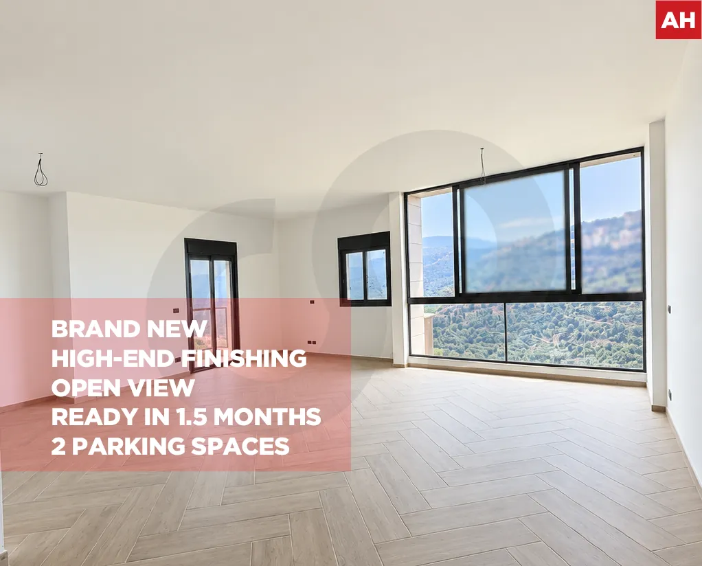 Brand-new duplex Apartment/high-end finishing/Open view/MANSOURIEH-METN