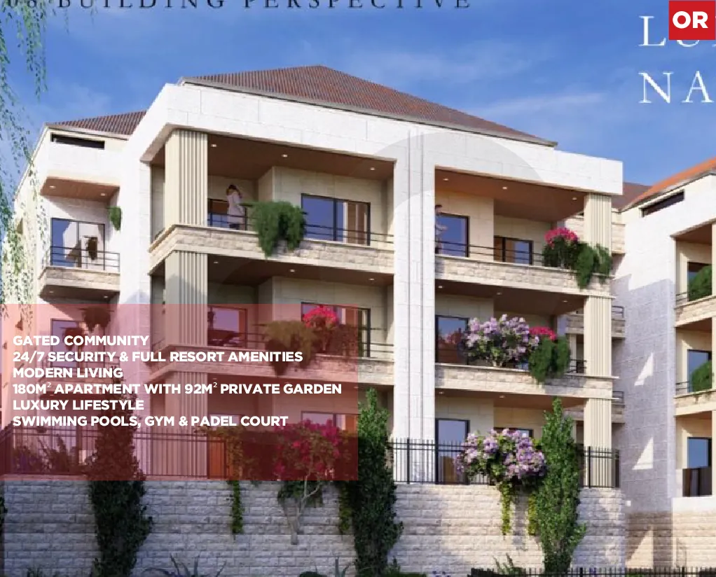 Under Construction Apartment/Down Payment: 40%/ 5 minutes from the main highway/DAWHET EL HOSS-ALEY