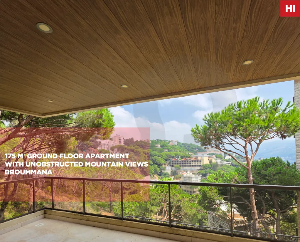 Apartment for sale/prime location/Unobstructed Mountain Views/BROUMMANA-METN