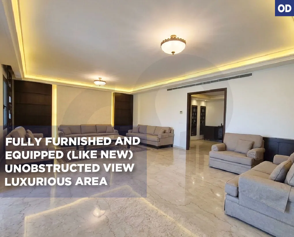 Fully Furnished/luxury /elegantly decorated/brand-new furniture/HAZMIEH,BAABDA