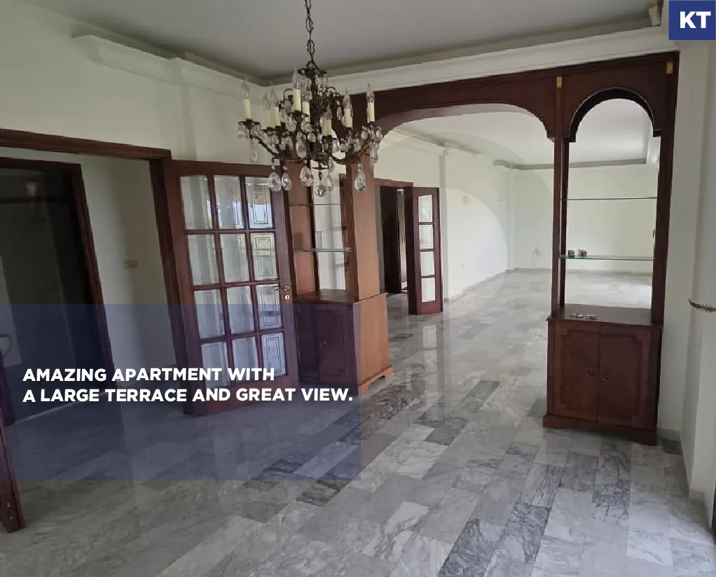 Apartment for Rent/Great View/large terrace/RABIEH-METN