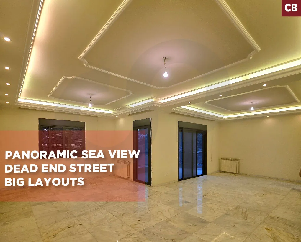 fully decorated/spacious layouts/bay view/eady-to-move-in/Chnaniir,KESEROUAN