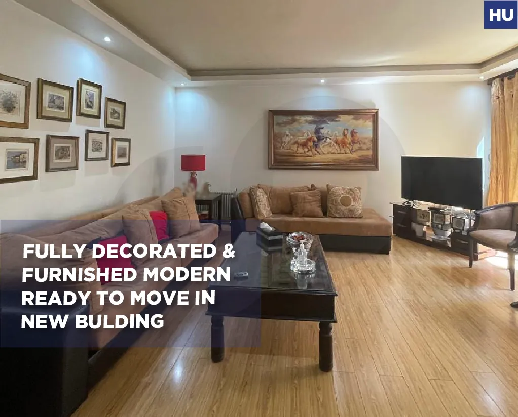 Luxurious Apartment for rent/Prime location/Fully decorated And furnished modern/JNAH-BEIRUT