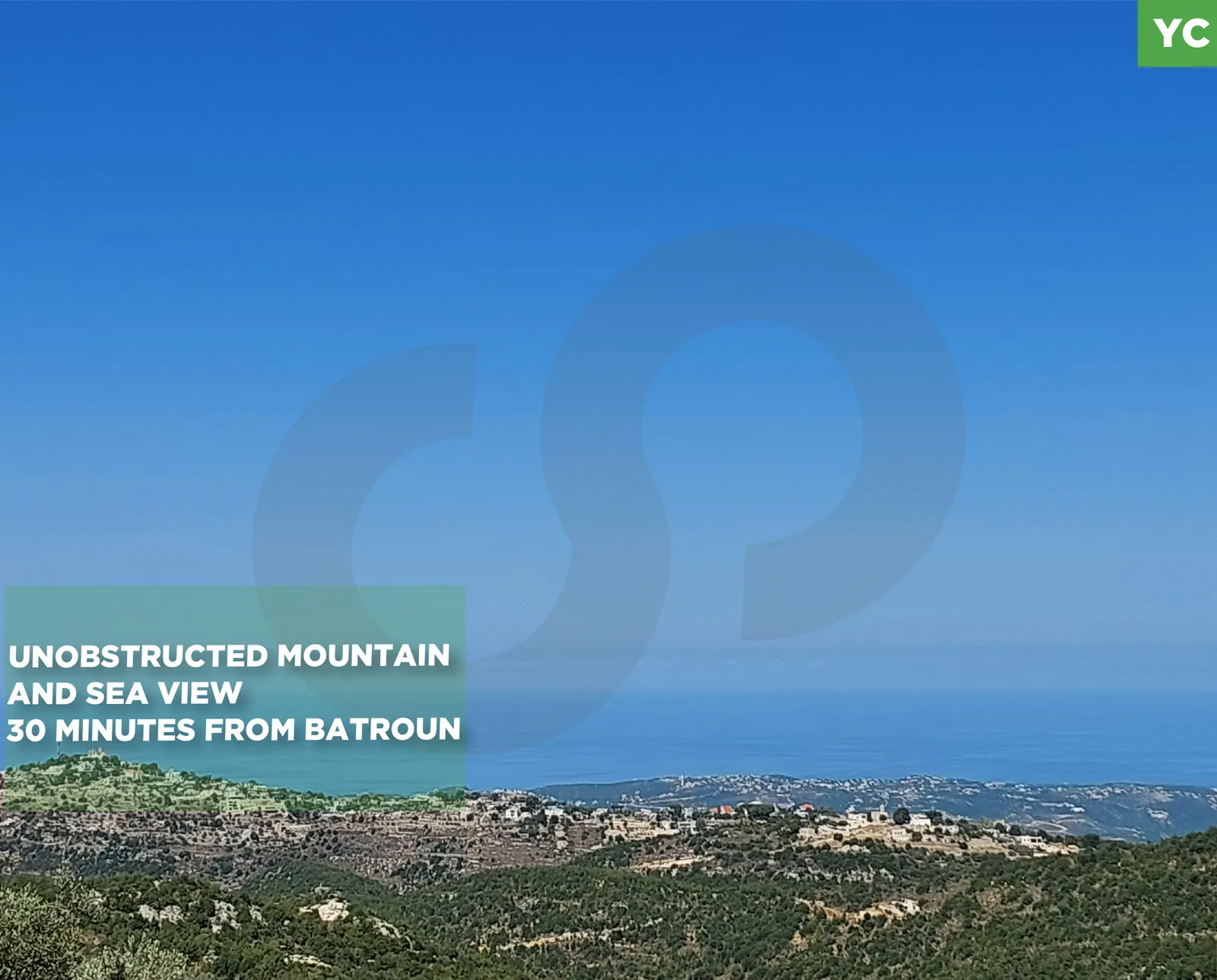 LAND/offering a breathtaking, unobstructed view/RAM,Batroun