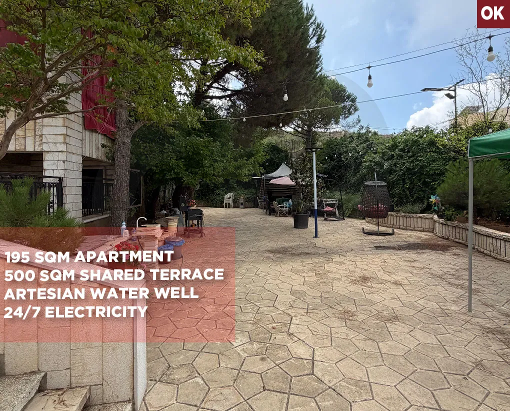 terrace/Solar System/Artesian Well/Unobstructed View/ Rwaysat Sawfar,aley