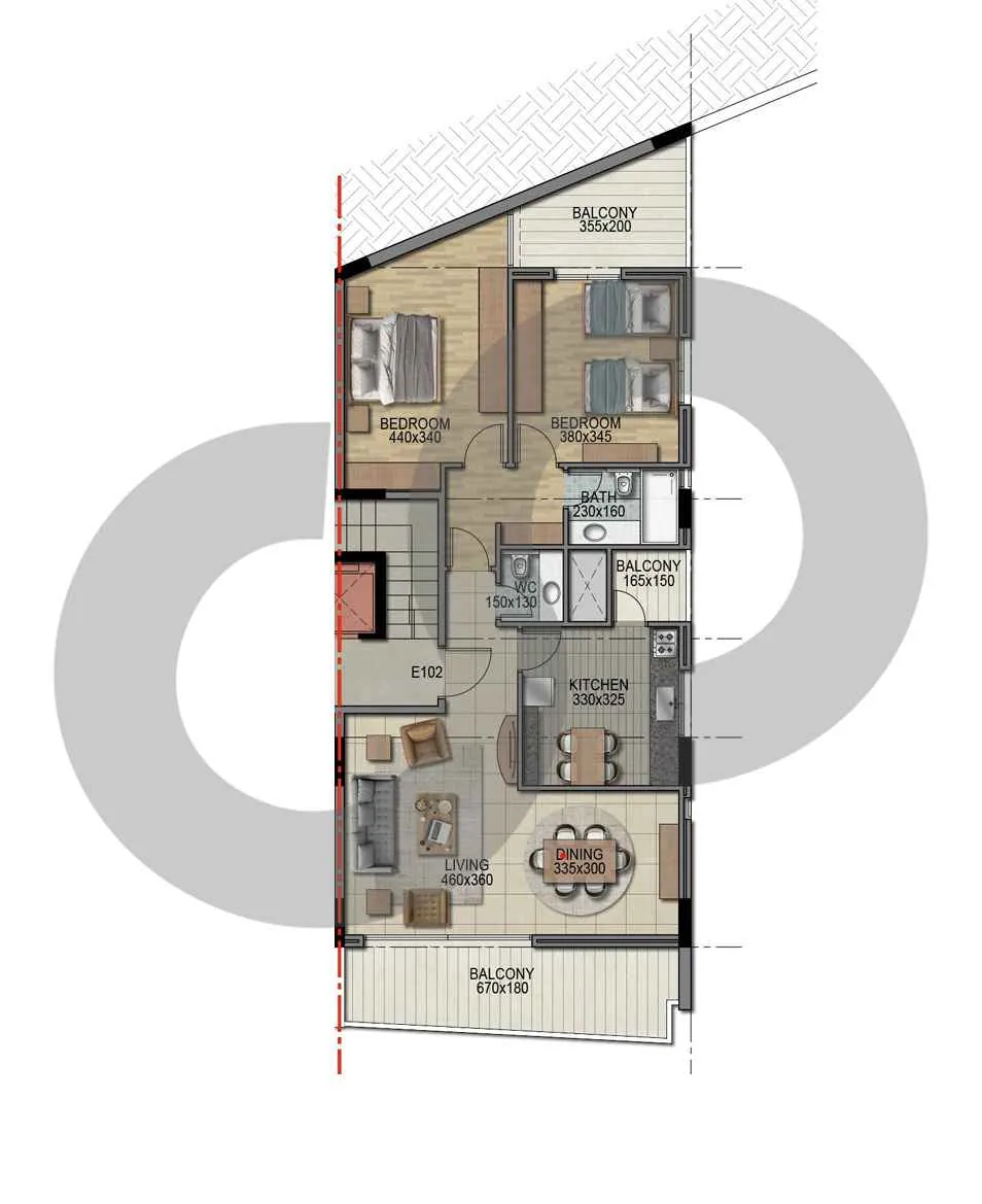 Under Construction with 20% Down Payment & 5-Year Payment Plan/Broummana Jouret El Ballout,METN — الصورة 2