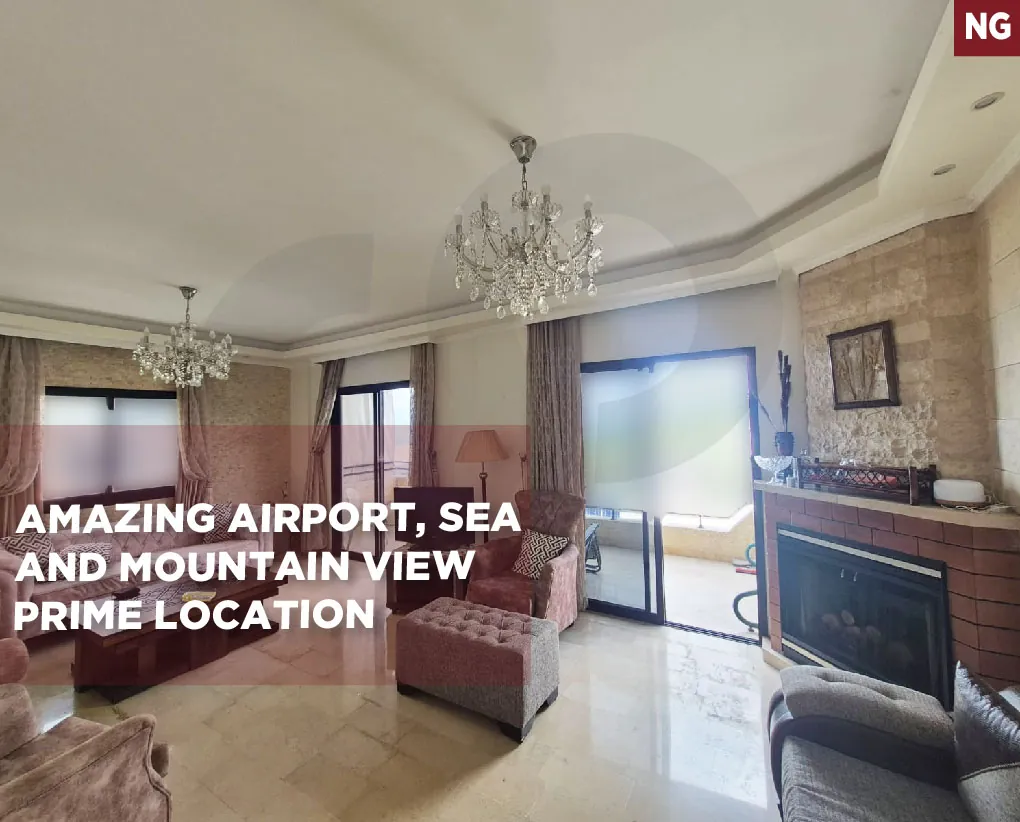 Mountain and sea View/calm area/tranquil living environment/kabrchmoun,aley