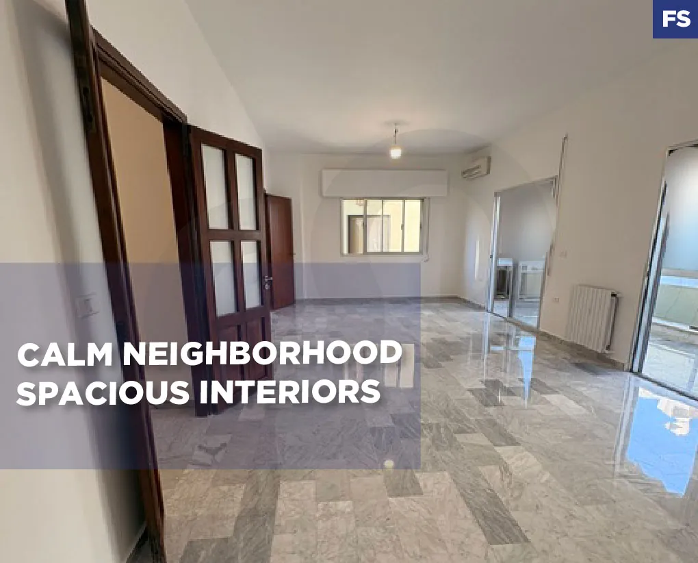 Spacious /Calm Neighborhood/prime location/zouk mosbeh,keserouan