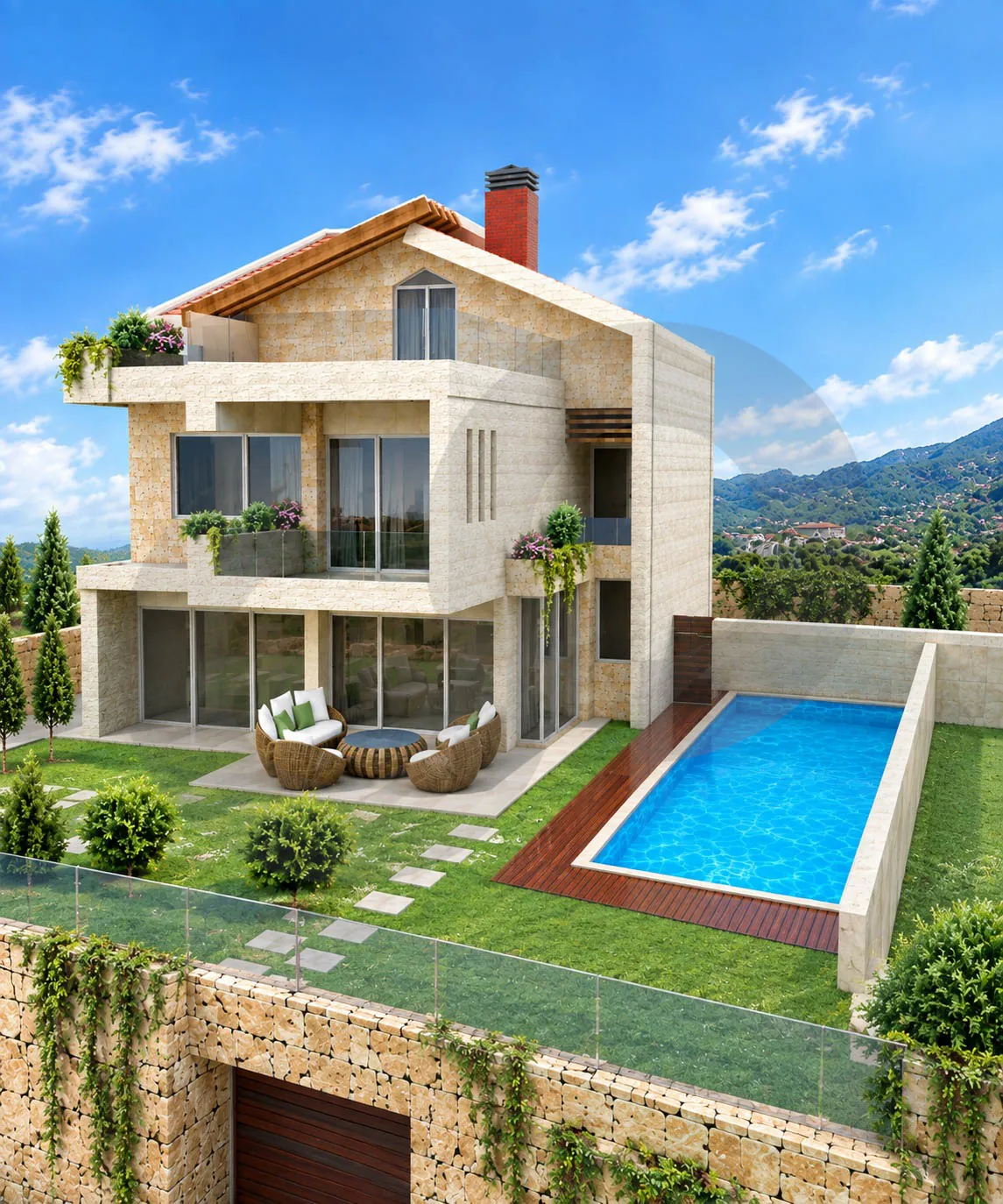 Under Construction Villa / 50% Down Payment /Open Sea View/ Brand-New/AINAB-ALEY — photo 2