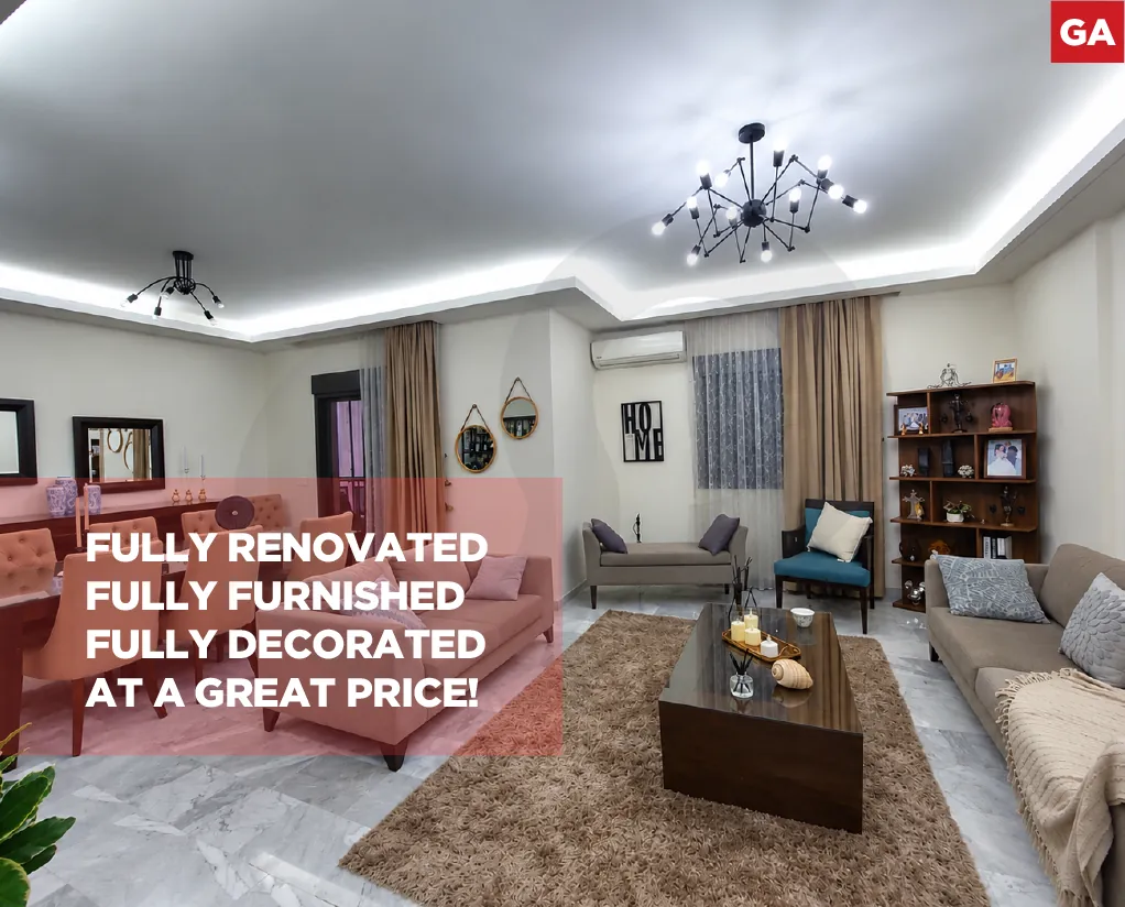 Fully furnished Apartment for Sale/Fully renovated And Decorated/MANSOURIEH-METN
